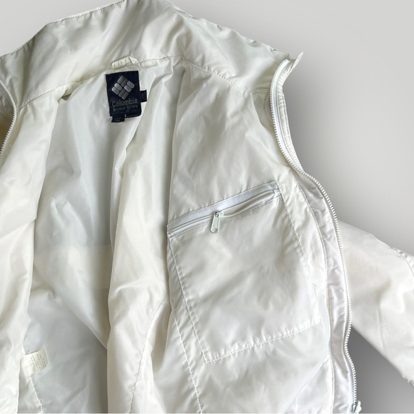 Columbia Sportswear Whirlibird White Nylon Jacket - Picture 11 of 16
